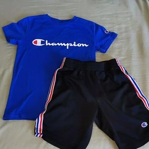 Champion shorts and T set